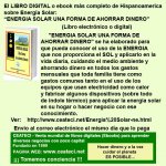 Libro digital o  ebook Energia Solar una forma de ahorrar dinero